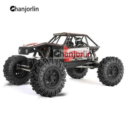 1.9 RC Tires OD 98mm 1/10 Rubber All Terrain Mud Crawler Tyres with Foam for 1:10 Rock Crawler Car Axial SCX10 SCX10 III AXI03007 D90 TF2 MST Tamiya RR10 Beadlock Wheels Hubs 4PCS