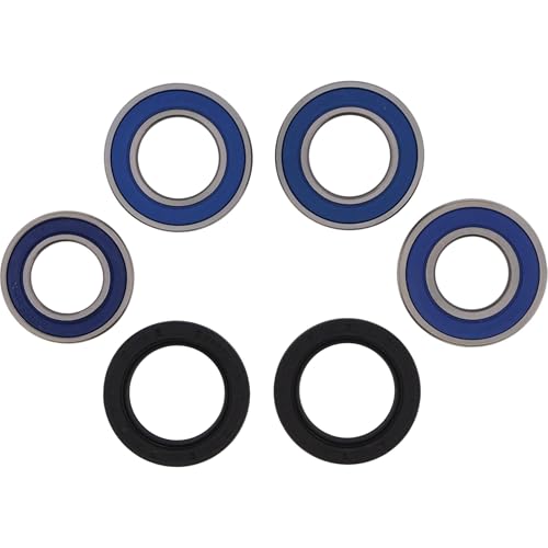 All Balls Racing Wheel Bearing Kit for Honda Motorcycle CBR1000RR 2003-2007 | OEM replacement, fits CBR600RR, 600 engines, for motorcycle, 25-1492