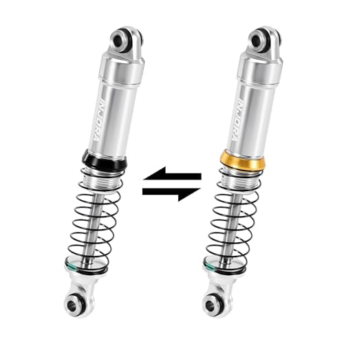 INJORA Silver Aluminum LS 59mm Oil Shock for Redcat Ascent-18 HPI Venture18 - color: Silver