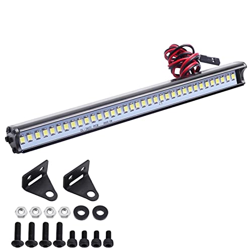 Super Bright RC LED Light bar Roof LED Lamp Kit 36 LED Light Bar for 1/10 Traxxas TRX4 SCX10 90027 SCX10 II 90046 RC4WD D90 RC Crawler Car (Type 1) - style: Type 1