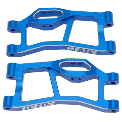 MEUS RACING Aluminum Suspension Arms Kit for Traxxas 1/16 Mini Maxx Upgrade Parts #10731 (Blue) - color: Blue