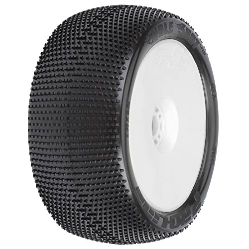 Pro-Line Racing HoleShot VTR 4.0 S3 18 TruckMTD White Wheels F/R PRO9033233 RC Tire - size: S3 (Soft)
