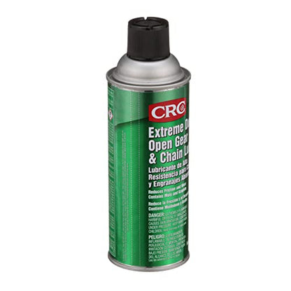 CRC Extreme Duty Open Gear & Chain Lube 03058 – 12 Wt Oz., Industrial Grade Lubricant w/ Moly and Graphite - style: 1 Pack