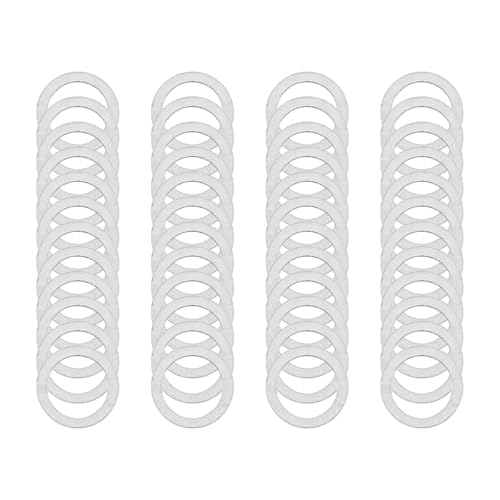 M5×7mm 304 Stainless Steel Shim Washers, 48-Piece Precision Mini Spacers | Four 0.1/0.2/0.3/0.5mm thicknesses for fine clearance tuning, shaft alignment, CNC assemblies, robotics and mechanical repair - size: M5x7