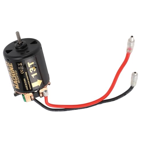 RC Car Brushed Motor 1/10 RC Crawler Car 540 Brushed Motor with Blue Heatsink for Axial Scx10 (13T) - size: 13T