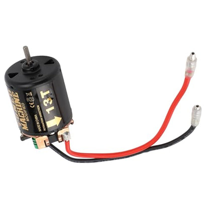 RC Car Brushed Motor 1/10 RC Crawler Car 540 Brushed Motor with Blue Heatsink for Axial Scx10 (13T) - size: 13T