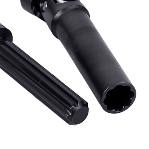 SCX30 Driveshaft Front Rear Drive Shaft for 1/30 Axial RC Crawler Upgrades (Stainless Steel, Black) - color: Driveshaft