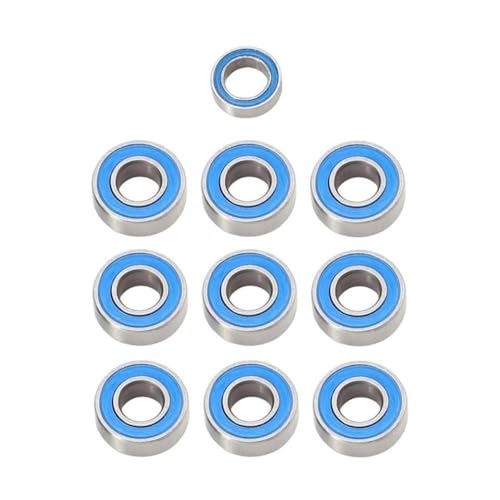 10PCS Sealed Bearing Kit Compatible with CW-01 CW01 Lunchbox, Grasshopper, RC Car Upgrade Parts