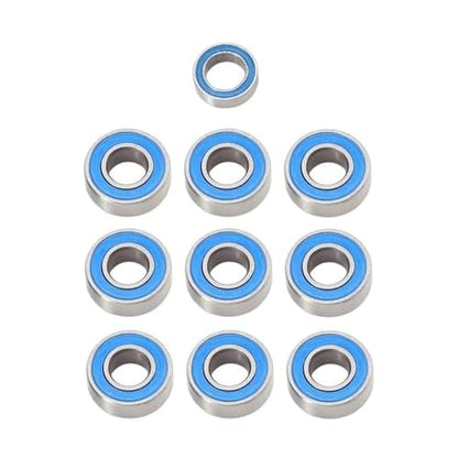 10PCS Sealed Bearing Kit Compatible with CW-01 CW01 Lunchbox, Grasshopper, RC Car Upgrade Parts