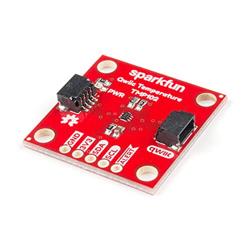 SparkFun Digital Temperature Sensor - TMP102 (Qwiic) - Use with 3.3V | Compatible w/ Arduino & other Single-board computers Easy-to-Use I2C sensor Plug-&-Play breakout board Runs 1.4-3.6V input