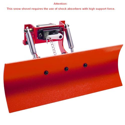 1/24 Snow Plow Kit Upgrade for SCX24 RC Cars | Fits SCX24 - Aluminum Upgrade - Replacement Parts - Red - color: Red