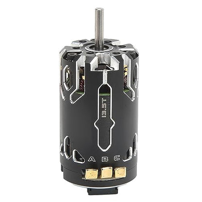 Changor 380 Sensored Brushless Motor Combo with TS80A ESC Efficient Output for 1/12 1/14 RC Cars Black Aluminum