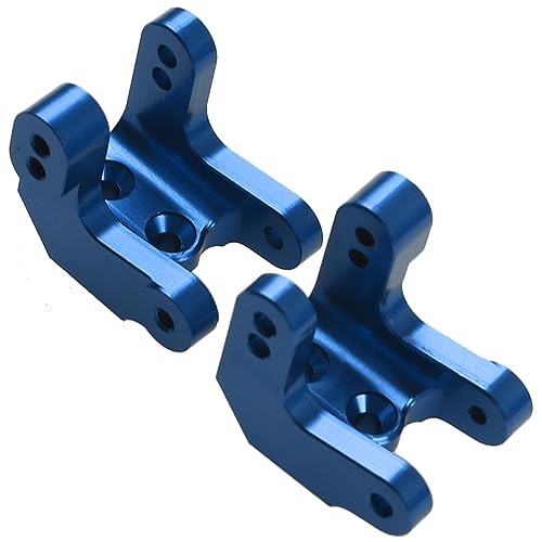 2Pcs Vgoohobby Aluminum Alloy Upper Shock Absorber Mount Bracket Compatible with 1/8 Losi LMT 4WD Solid Axle RC Monster Car (Blue)