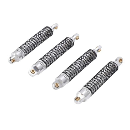 banapoy RC, 4Pcs 59mm Front Rear Threaded Oil Damper Suspension Damper, Adjustable Oil Filled Replacement with Aluminum Alloy Upgrade Parts for ASCENT 18 1/18 RC