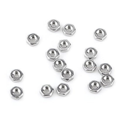 230pcs M2 Stainless Steel Hex Socket Screws boulon argent 2 mm SS304 Hex Socket Button Head Screws Bolts and Nuts Assortment Kit, for Home and Office Appliance, Machinery Przemysł i nauka