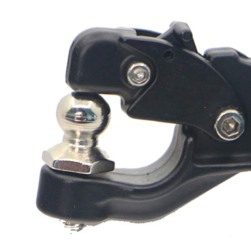 Share Goo Metal 1/10 RC Hitch Trailer Hook Simulation Climbing Tow Shackles Compatible with Traxxas TRX-4 90046 90047 SCX10 1/10 RC Crawler Car