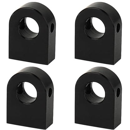 4PCS Body Post Mount CNC Aluminum for Axial SCX10 PRO 1/10 RC Crawler Upgrade,8G (Black) - color: Black