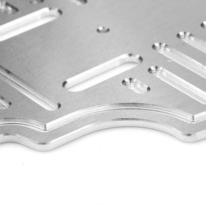 Aluminum Chassis Plate for Tamiya Sand Scorcher 1/10 RC Car Chassis Protector Skid Plate