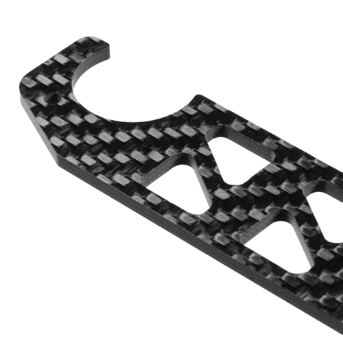 Que-T Carbon Fiber Front Chassis Brace for 1/12 Tamiya 58347 Lunch Box RC Truck