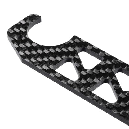 Que-T Carbon Fiber Front Chassis Brace for 1/12 Tamiya 58347 Lunch Box RC Truck