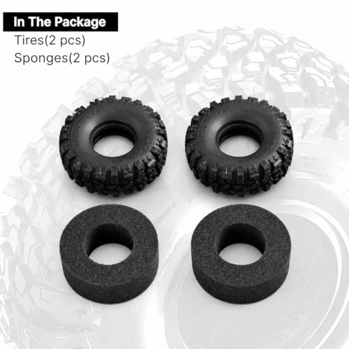 Mud Pro-X 1.9" M/T Tires - 120mm Self-Cleaning Aggressive Tread RC Crawler for 1/10 RC Crawler Upgrade, Compatible with FMS FCX10,SCX10,TRX4 (2pcs) - style: 2pcs