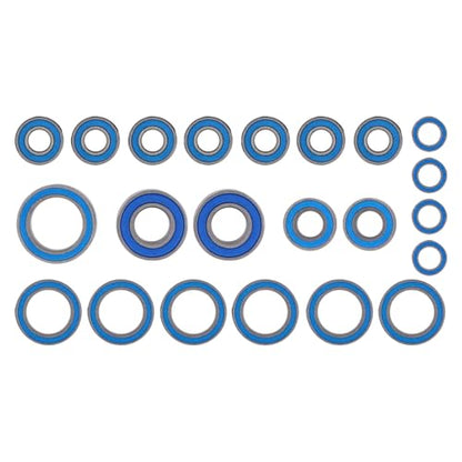 ApplianPar 21Pcs RC Ball Wheel Hub Sealed Bearings Kit | for Traxxas Slash 4x4 Rustler Stampede 4X4 VXL Telluride 1/10 Rubber Seals