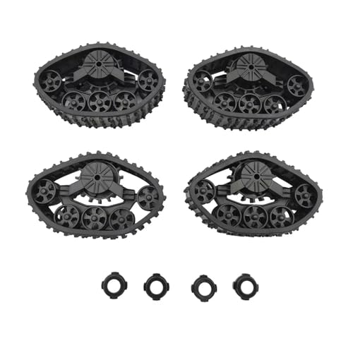 Compatible with WPL B14 B24 for Fayee FY001 FY002 FY003 FY004 4pcs Track Wheels Snow Tires RC Car Truck DIY Modified Upgrade Accessories RC Assortment