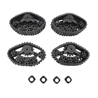 Compatible with WPL B14 B24 for Fayee FY001 FY002 FY003 FY004 4pcs Track Wheels Snow Tires RC Car Truck DIY Modified Upgrade Accessories RC Assortment