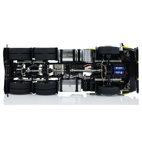 1/14 6x6 RC Tractor Truck Metal Chassis G-6181 Equipment Rack Cars Model Light Sound System Motor Servo ESC Hobby Grade Model for Adult(RTR-Edition)