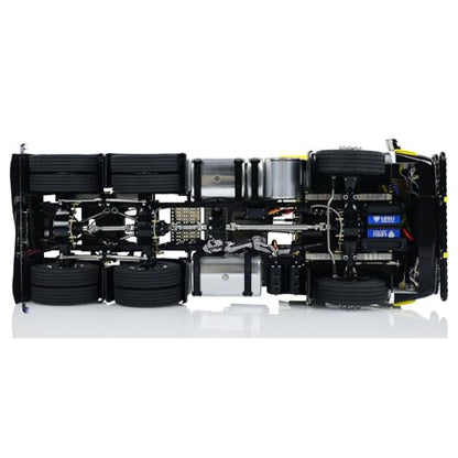 1/14 6x6 RC Tractor Truck Metal Chassis G-6181 Equipment Rack Cars Model Light Sound System Motor Servo ESC Hobby Grade Model for Adult(RTR-Edition)