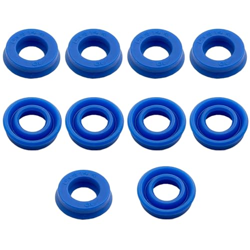 10PCS RC Boat Drive Shaft Sealing Ring Motor Shaft Waterproof Seal Gasket for RC Boat Ship DIY Model Toy Shaft Sealing Parts (8x14x4mm) - style: 8x14x4mm