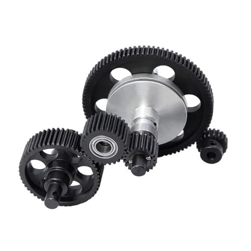 for Axial for SCX10 1/10 RC Car Upgrade Parts Metal Full Set Complete Gearbox Gears Transmission Gear OP 87T Spur 20T Pinion RC Cars Models Parts