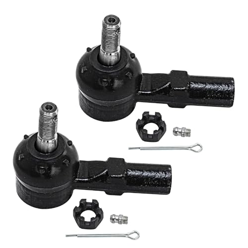 Detroit Axle - Front 4pc Steering Knuckles Kit for 03-08 Toyota Matrix, 2 | Steering Knuckles & Wheel Bearing Hubs 2 Outer Tie Rods 2003 2004 2005 2006 2007 2008 [4-Wheel ABS] Replacement - size: 4SU50495/Kit