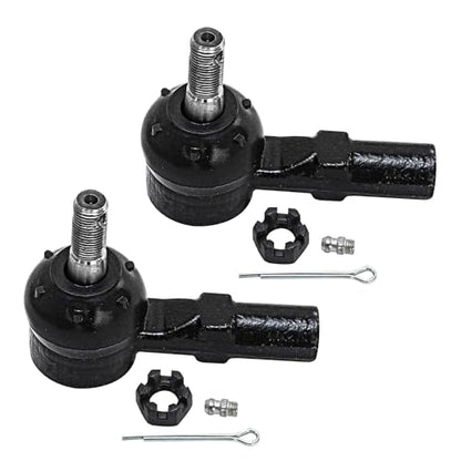 Detroit Axle - Front 4pc Steering Knuckles Kit for 03-08 Toyota Matrix, 2 | Steering Knuckles & Wheel Bearing Hubs 2 Outer Tie Rods 2003 2004 2005 2006 2007 2008 [4-Wheel ABS] Replacement - size: 4SU50495/Kit