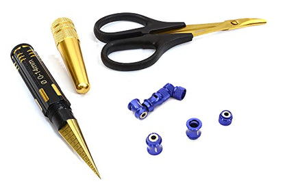 Integy Universal Blue Plastic R/C Body Mounting Hole, Cut & Trim Tool Kit