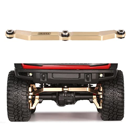 INJORA Brass Steering Link for 1/18 RC Crawler TRX4M Upgrade, 12g - color: Brass