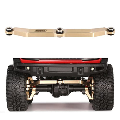 INJORA Brass Steering Link for 1/18 RC Crawler TRX4M Upgrade, 12g - color: Brass