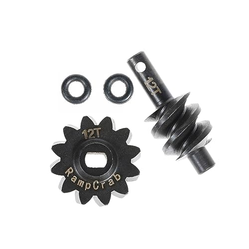 Overdrive Differential Gear Set 12T, Hardened Steel, 1/24, Upgrade Parts for Axial SCX24 Bronco Deadbolt JLU B-17 Gladiator C10, 1/24 RC Crawler Car - size: 12T
