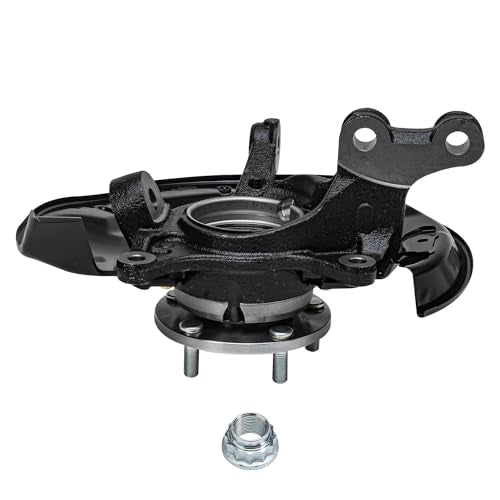 Detroit Axle - Front 4pc Steering Knuckles Kit for 10-15 Lexus RX350 RX450h | 2008-2017 Toyota Highlander, Steering Knuckles & Wheel Bearing Hubs Outer Tie Rods 2009 2010 2011 2012 2013 2014 2015 2016 - size: 4SU50508/Kit