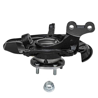 Detroit Axle - Front 4pc Steering Knuckles Kit for 10-15 Lexus RX350 RX450h | 2008-2017 Toyota Highlander, Steering Knuckles & Wheel Bearing Hubs Outer Tie Rods 2009 2010 2011 2012 2013 2014 2015 2016 - size: 4SU50508/Kit