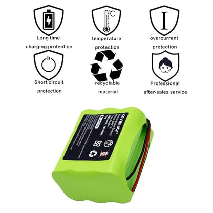 7.2v 1600mah ni mh Battery Compatible with BATT2X 228844 6MR2000AAY4Z