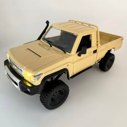 HLSFWDRIVE 1/12 RC Crawler MN82 Remote Control Rock Crawler RC Truck 4x4 | Land Cruiser Off Road Pickup All Terrain Full Proportional 2 Speed RTR 280 Motor 2 Batteries Adult