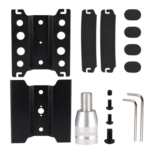 RC Car Repair Work Stand Lift Lower Adjustable Workstation Aluminum 360 Degree Rotation for 1/8 1/10 1/12 RC Car Traxxas Slash TRX4 Arrma Axial SCX10 Losi Redcat Wltoys RC Crawler Monster Truck Buggy - color: Black