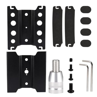 RC Car Repair Work Stand Lift Lower Adjustable Workstation Aluminum 360 Degree Rotation for 1/8 1/10 1/12 RC Car Traxxas Slash TRX4 Arrma Axial SCX10 Losi Redcat Wltoys RC Crawler Monster Truck Buggy - color: Black