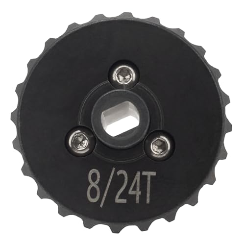 MEUS RACING Overdrive Diff Gears 8T-24T for Axial SCX10 II SCX10 III SCX10 PRO, AR44 AR45 Axle, 1/10 RC Crawler Upgrades Parts (8T-24T)