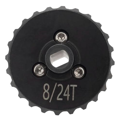 MEUS RACING Overdrive Diff Gears 8T-24T for Axial SCX10 II SCX10 III SCX10 PRO, AR44 AR45 Axle, 1/10 RC Crawler Upgrades Parts (8T-24T)
