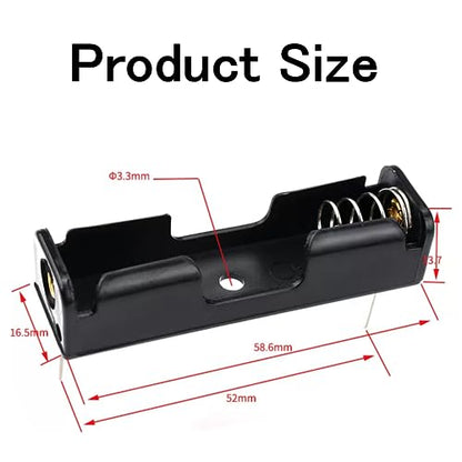 10 Pcs AA Battery Holder 1 Cell PC Pin, Through Hole for PCB Mount Projects 1xAA 1.5V Battery Shell Case Box for Technology Production Toy Models Accessory DIY - size: 1AA PC pin