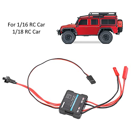 Electronic Speed Controller, Water Proof Plastic 40A Brushed ESC for 1/16 RC Car 1/18 RC Car Upgrade