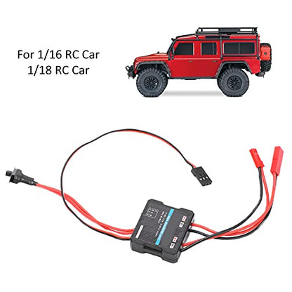 Electronic Speed Controller, Water Proof Plastic 40A Brushed ESC for 1/16 RC Car 1/18 RC Car Upgrade