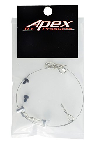 165mm Body Clip Lanyard Retainer W/Silver Aluminum Mount #4036S